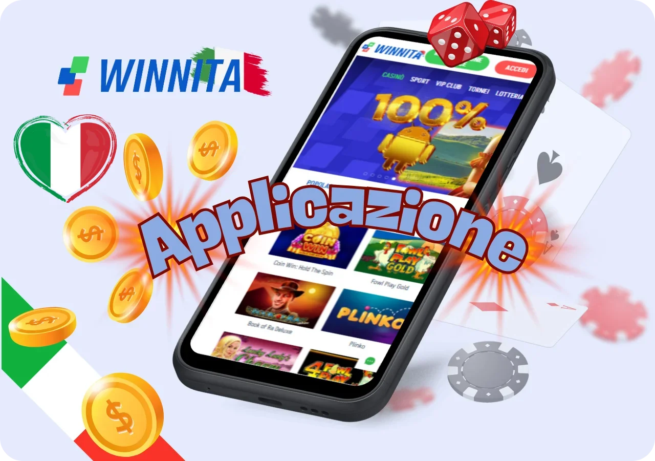 Come Scaricare e Scommettere nell'App Winnita?