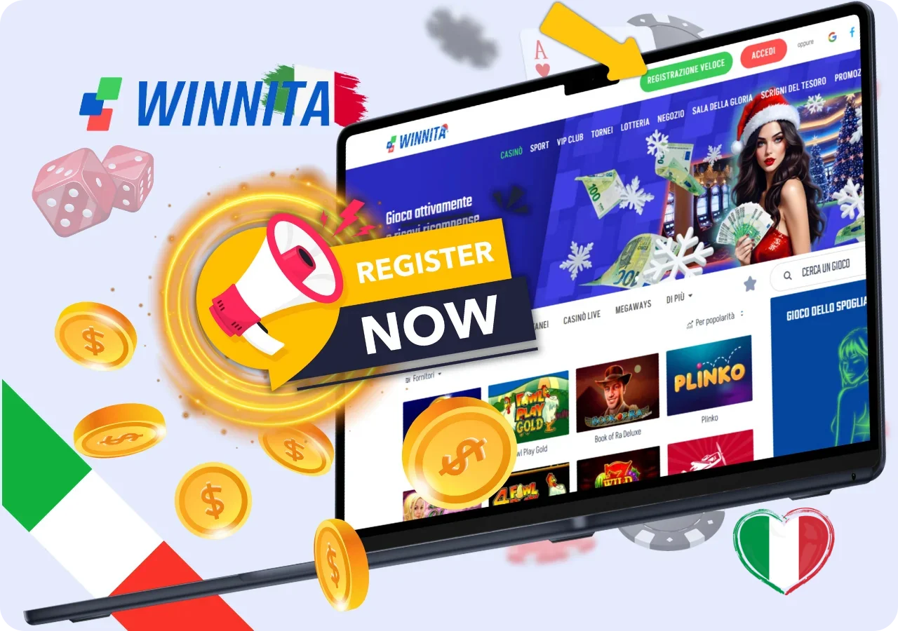 Registrati al Casinò Online Winnita