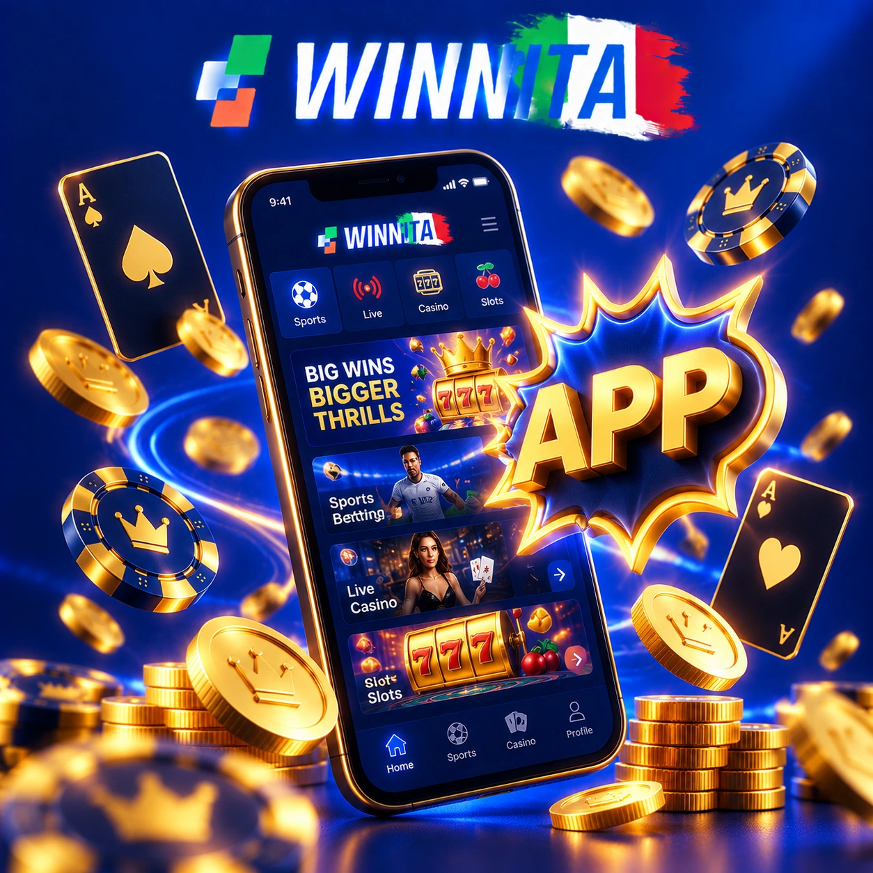 App Winnita sul Tuo Dispositivo Mobile